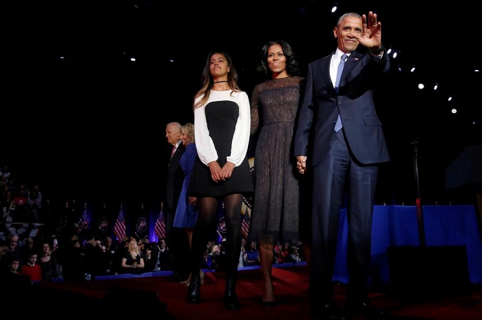 Obama`s Farewell Address - PHOTOS